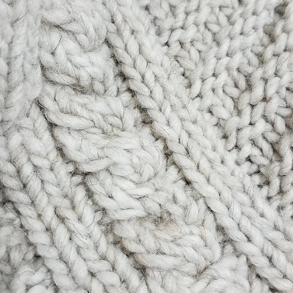Eslamanda ruffle Wool tie cardigan sweater - Picture 4 of 5